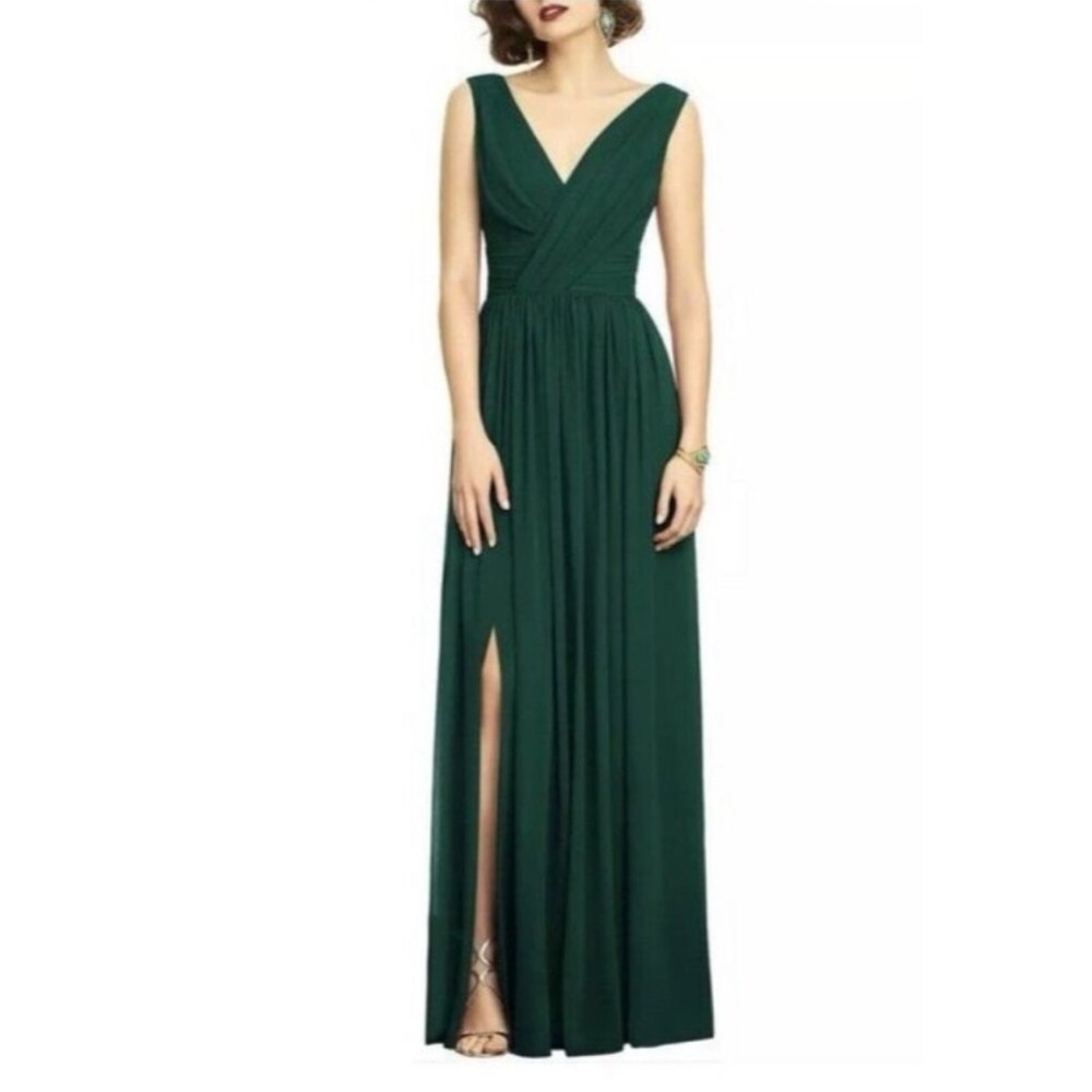 Dessy Collection Green Maxi Dress